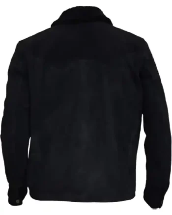 Yellowstone John Dutton S03 Ep08 Black Suede Jacket - Image 2