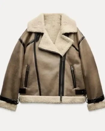 Mayci Neeley The Secret Lives of Mormon Wives S02 Sherpa Jacket - Image 2