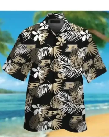 Shop Men and Women Purdue Hawaiian Shirt For Sale 1