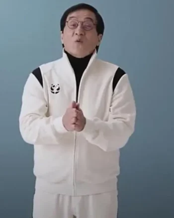Karate Kid Legends 2025 Jackie Chan White Panda Jacket - Image 2