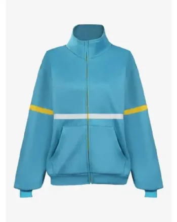 Stranger Things S4 Max Mayfield Blue Jacket - Image 2