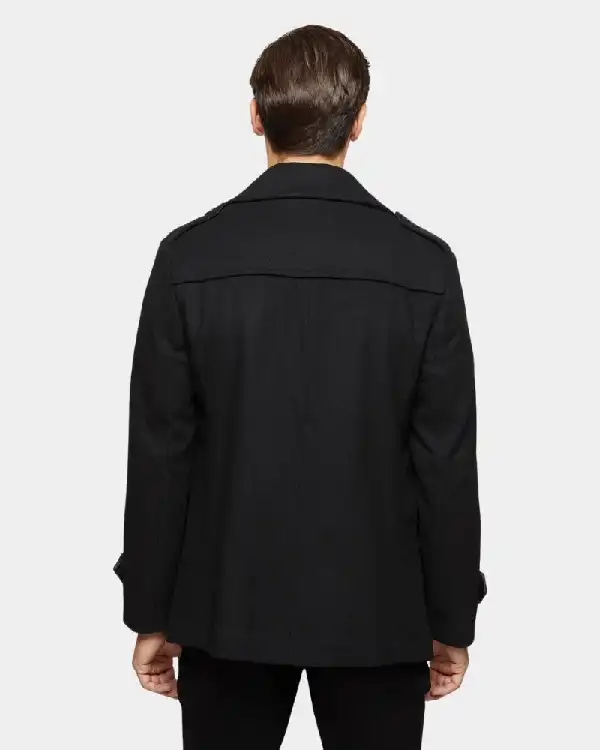 Tv Series Shetland DI Jimmy Perez Peacoat - Image 5