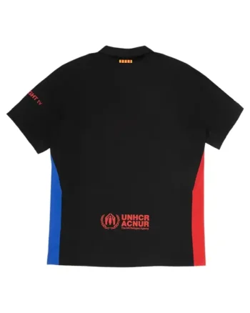 Shop Travis Scott FC Barcelona 2024_25 Match Away x Cactus Jack Jersey Black Sale