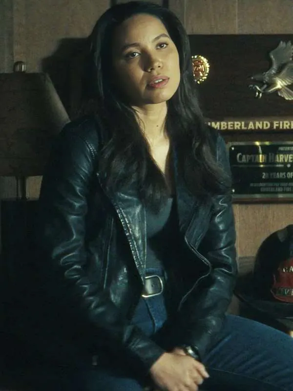 Smoke 2025 Jurnee Smollett Leather Jacket