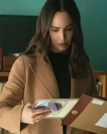 Sofia Carson The Life List Wool Coat