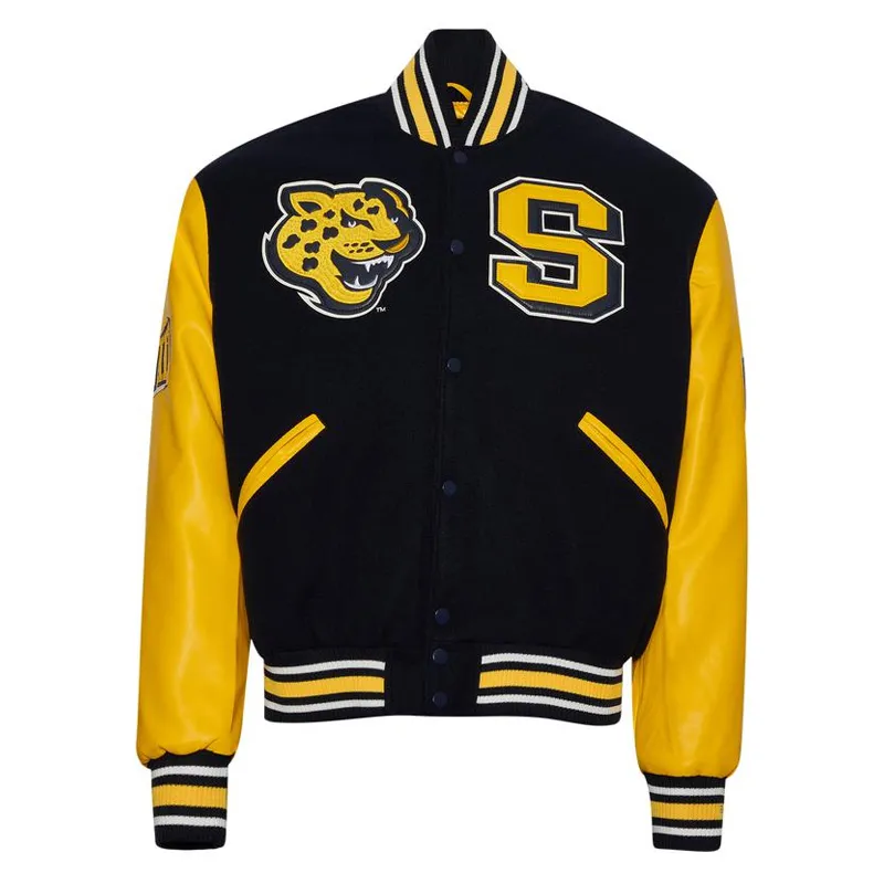 Southern University Black and Gold Varsity Jacket
