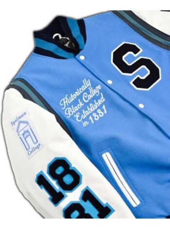 Spelman College Motto 2.0 Letterman Varsity Jacket