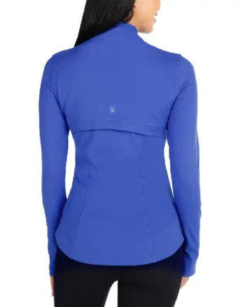 Spyder Women's Yoga blue Jacket back