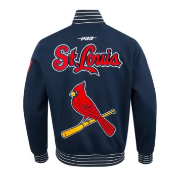 St. Louis Cardinals Current Logo Game Day Navy Jacket - Image 2