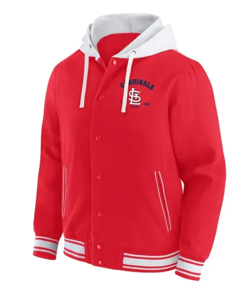 St. Louis Cardinals Red Cotton Hooded Jacket