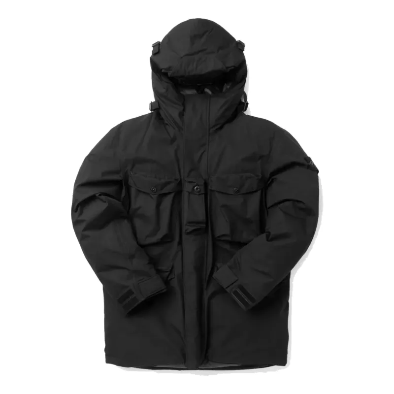 Stone Island Ripstop Gore-tex Con Paclite Product Technology Down Jacket