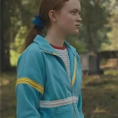 Stranger Things S4 Max Mayfield Blue Jacket