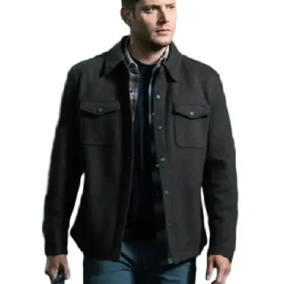 Supernatural S10 Dean Winchester Black Cotton Jacket