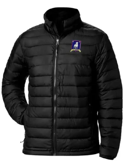 Ted Lasso S02 Jason Sudeikis Navy Blue Parachute Puffer Jacket