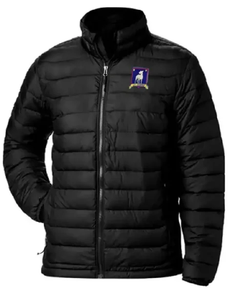 Ted Lasso S02 Jason Sudeikis Navy Blue Parachute Puffer Jacket