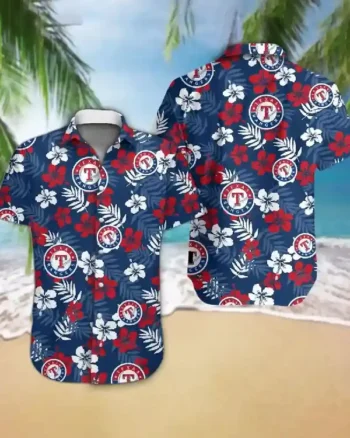 Texas Rangers Hawaiian Shirt