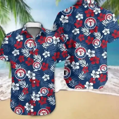 Texas Rangers Hawaiian Shirt