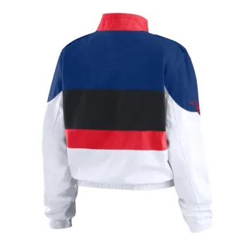 Texas Rangers Racing Navy-White Full-Zip Jacket - Image 2