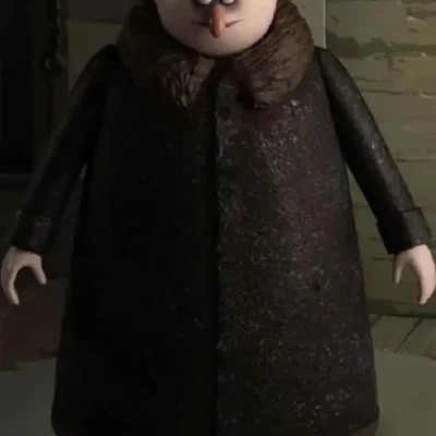 The Addams Family 2 Uncle Fester Trench Coat