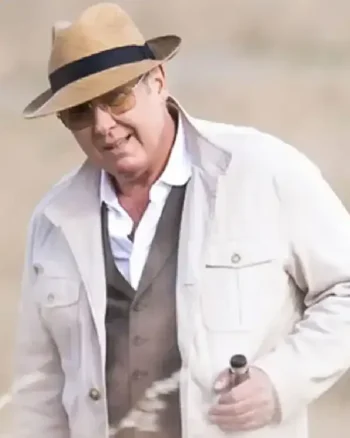 The Blacklist James Spader White Cotton Jacket