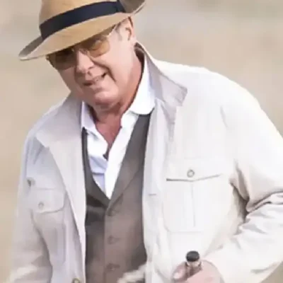 The Blacklist James Spader White Cotton Jacket