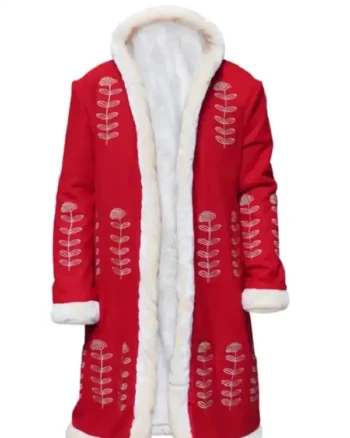 The Christmas Chronicles 2 Mrs. Claus Red Fur Collar Coat