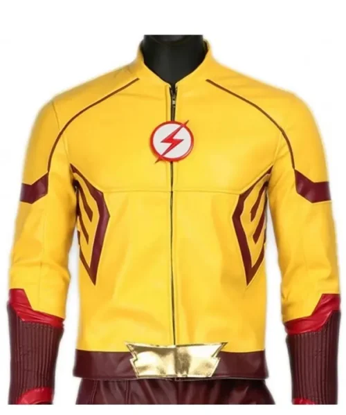 The Flash Wally West Kid Flash Leather Jacket