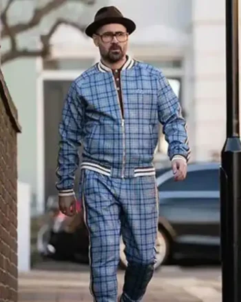 The Gentlemen Coach Sky Blue Checked Tracksuit