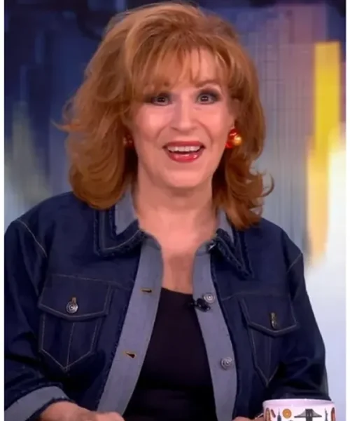 The View 2025 Joy Behar Canyon Cropped Scrunched Jacket