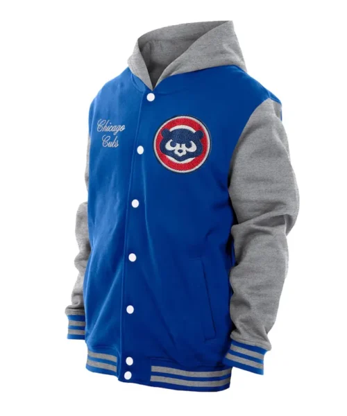 Throwback Prep Chicago Cubs Royal Hoodie Jacket