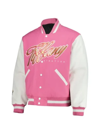 Tiffany-Stratton-2025-Tiffy-Time-Pink-Varsity-Jacket