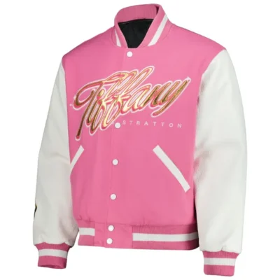 Tiffany-Stratton-2025-Tiffy-Time-Pink-Varsity-Jacket