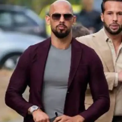 Top G Andrew Tate Maroon Blazer