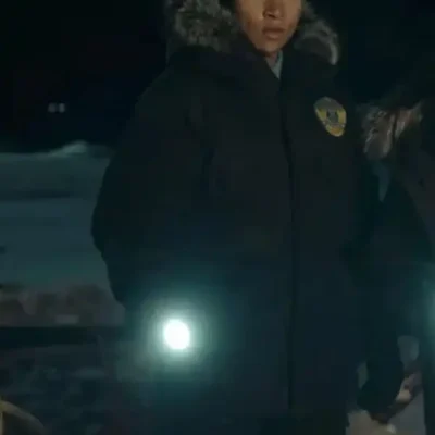True Detective S04 Evangeline Navarro Black Parka Jacket