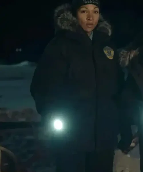 True Detective S04 Evangeline Navarro Black Parka Jacket