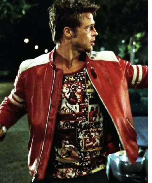 Tyler Durden Fight Club Real Leather Jacket