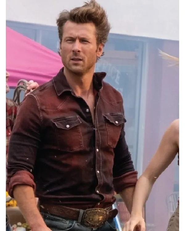 Tyler Owens Twisters 2024 Brown Shacket sale