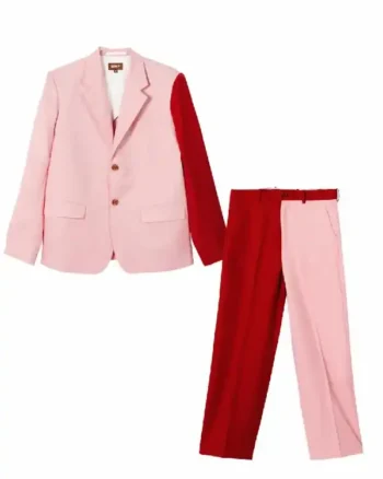 Tyler the Creator Pink and Red Suit