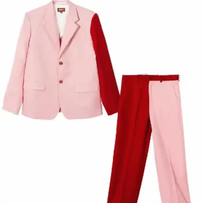 Tyler the Creator Pink and Red Suit