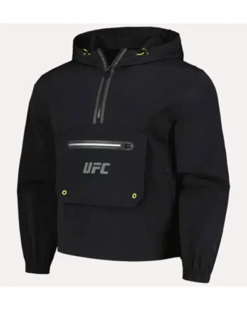 UFC Anorak Quarter-Zip Black Jacket
