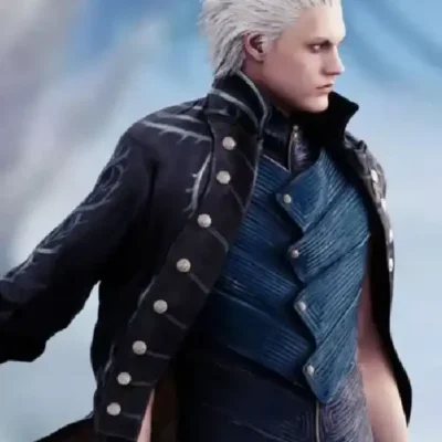 Vergil Leather Coat With Vest