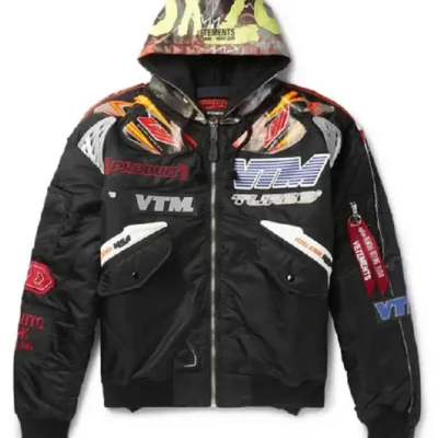 Vetements X Alpha Industries Hooded Racing Jacket