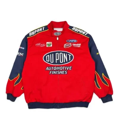 Vintage Jeff Gordon DuPont Red Nascar Racing Jacket