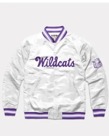 Vintage Wildcat Letterman Jacket white