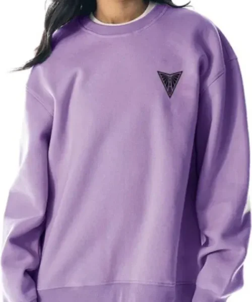 Violet Golden State Valkyries Dye Crew Sweatshirt