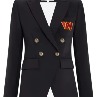 Washington Commanders Black Blazer