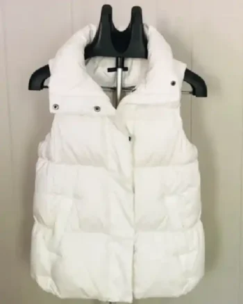 White Puffy Vest