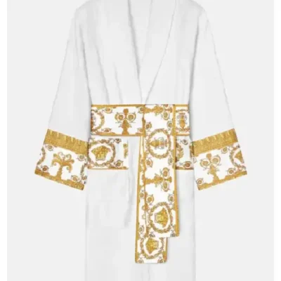 White Versace Robe