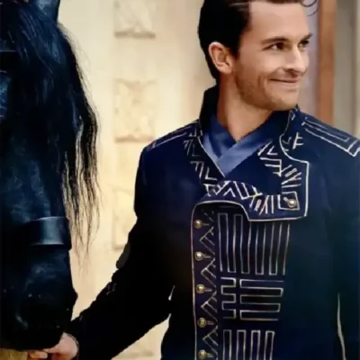 Wicked 2024 Jonathan Bailey Blue Jacket