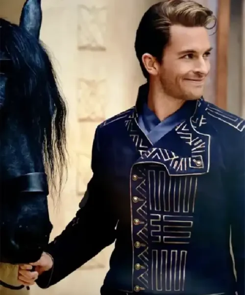 Wicked 2024 Jonathan Bailey Blue Jacket